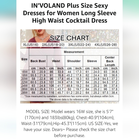 IN'VOLAND Glitter Cocktail V-neck Dress - Picture 8 of 9